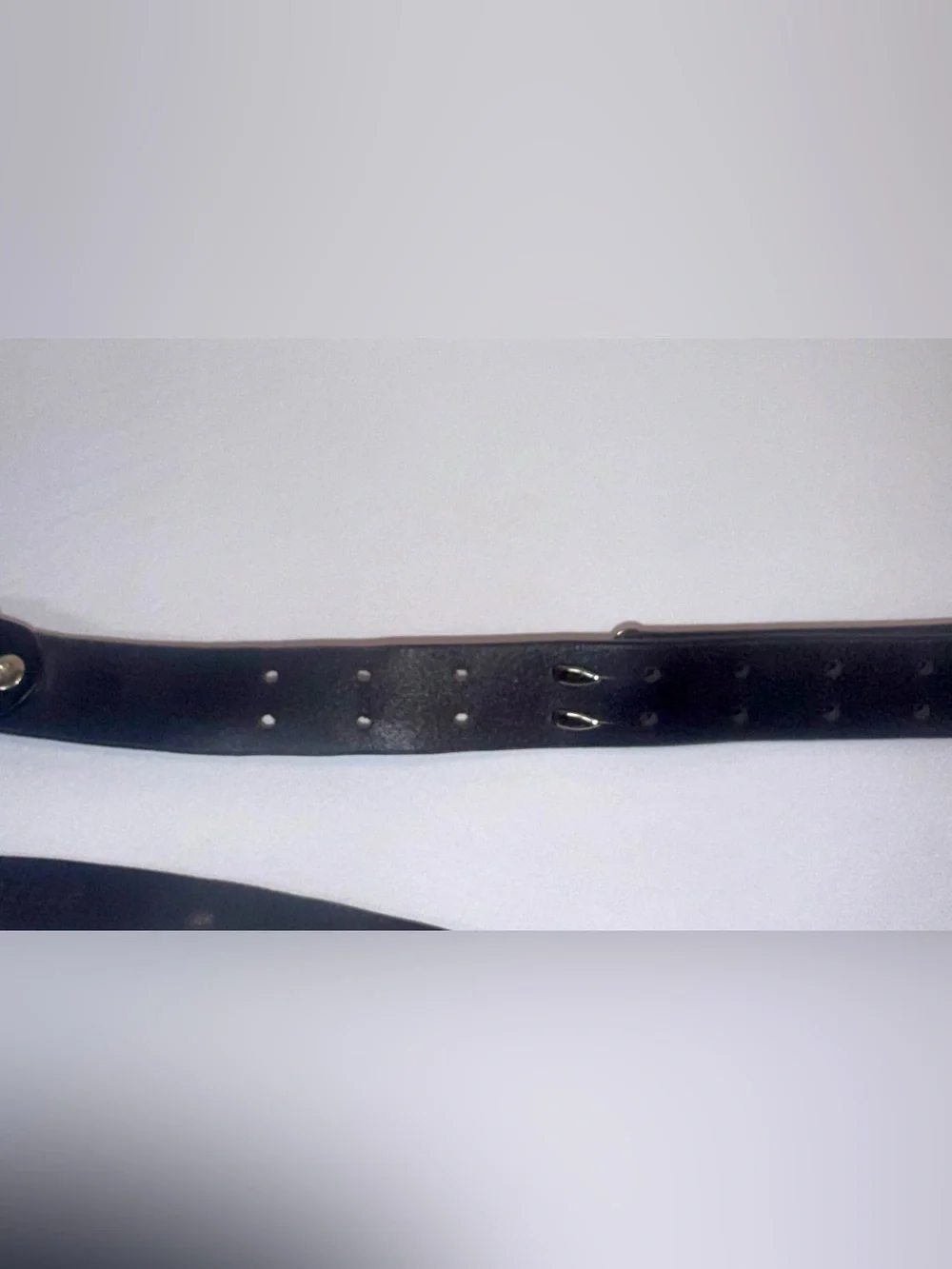 Col. Littleton Adjustable Cinch Belt Men's L 34”-42” CB1L-6 Leather Black Large